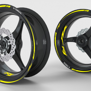 Stickers jante Yamaha R1 – Jaune Fluo (Déstockage)