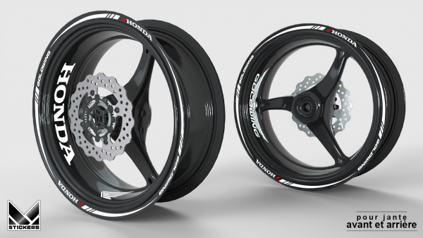 Honda Gold Wing Rim Stickers