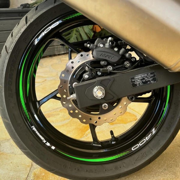 Stickers jante Kawasaki Z400 - Afbeelding 3
