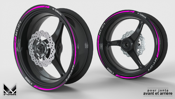 Yamaha MT-07 wheel rim strip