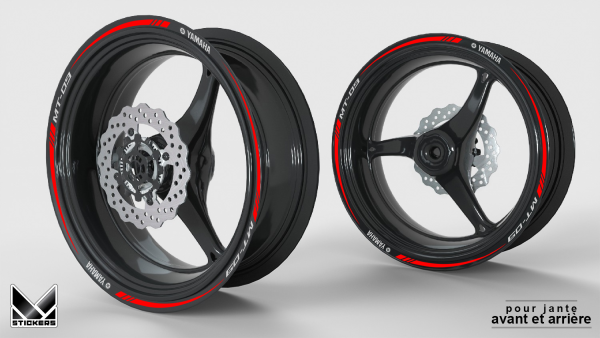 Yamaha MT-09 rim edging (Clearance)