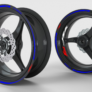 Decalcomanie cerchi Yamaha R1 – Rosso/Blu (Svendita)