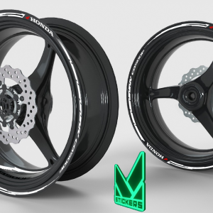 Decalcomanie cerchi Honda CB500F – Bianco – Fotoluminescenti (Liquidazione)