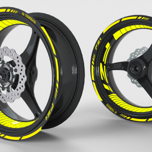 Stickers rim Yamaha FZ1 - Yellow (Destocking)