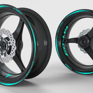 Stickers rim Yamaha MT -09 - Cyan (Destocking)