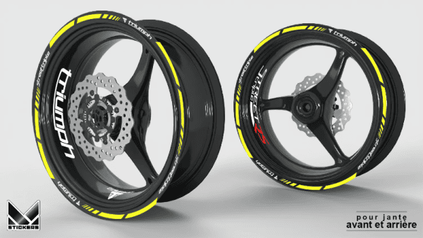 Triumph Street Triple RS Wheel Stickers - (Closeout)