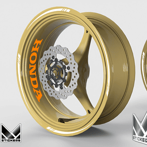 Honda CBF Rim Stickers – Reflective (Closeout)