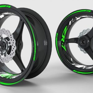 Stickers rim Kawasaki ZR-7 - Green (Clearance)