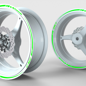 Liserets de jantes Kawasaki ZR-7 – Vert (Destockage)