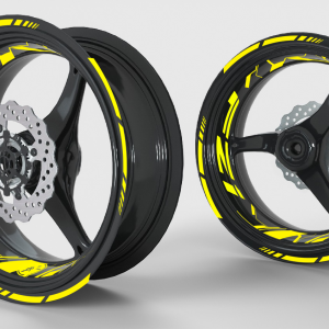 Stickers rim Yamaha FZ1 - Yellow Fluo (Destocking)