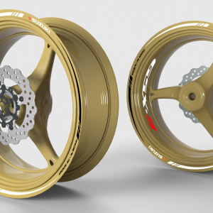 Stickers jantes Suzuki GSX-S 1000 noir / blanc / rouge – Déstockage