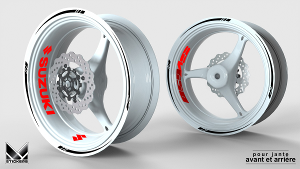 Suzuki SV650 Rim Stickers - CLEARANCE