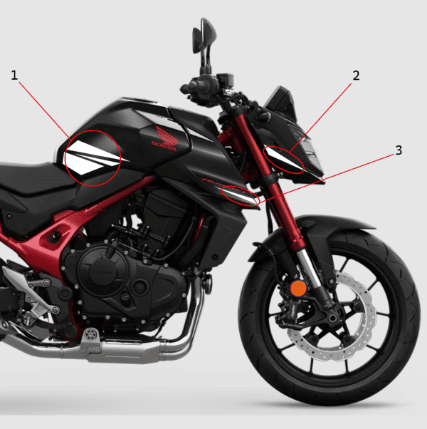 Kit Decal - Honda CB 750 Hornet - Stinger