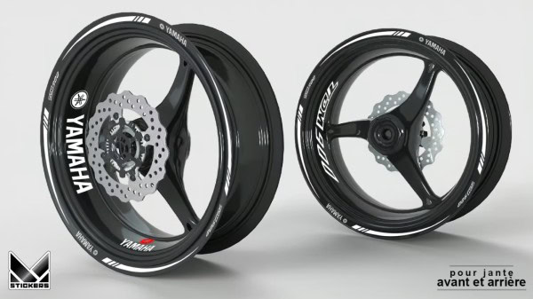 Calcomanías de llanta Yamaha TDM 900