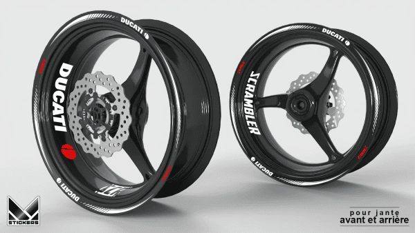 Stickers velgen Ducati Scrambler