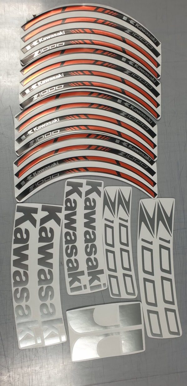 Stickers de jante Kawasaki Z1000 - (Destockage) - immagine 2
