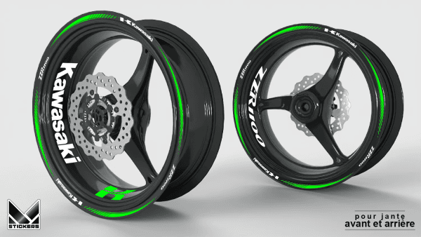 Pegatinas llanta Kawasaki ZZR 1100